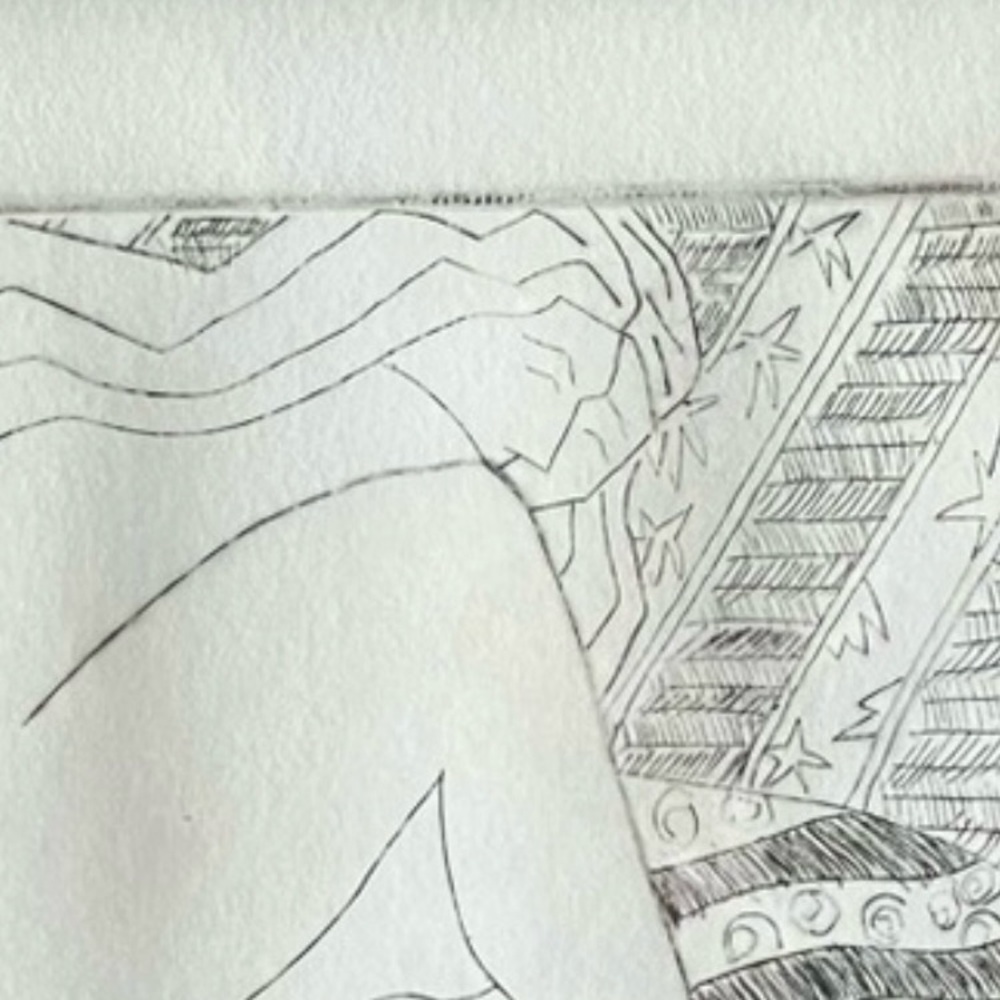 Black and Tan Framed Original Etching 8 x 10 signed and numbered - Picture 4 of 7